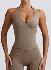 Halter Yoga Sports Bra