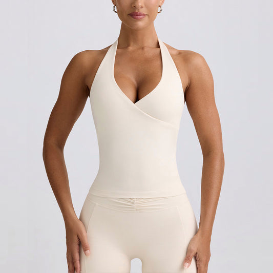 Halter Yoga Sports Bra