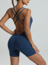 Seamless Backless Yoga Bodysuit