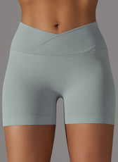 Seamless Knitted High Waist Shorts