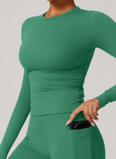 Long Sleeve Top and Shorts