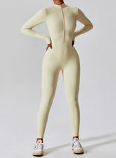 Long-Sleeve Yoga Bodysuit