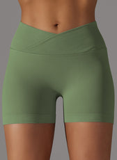 Seamless Knitted High Waist Shorts