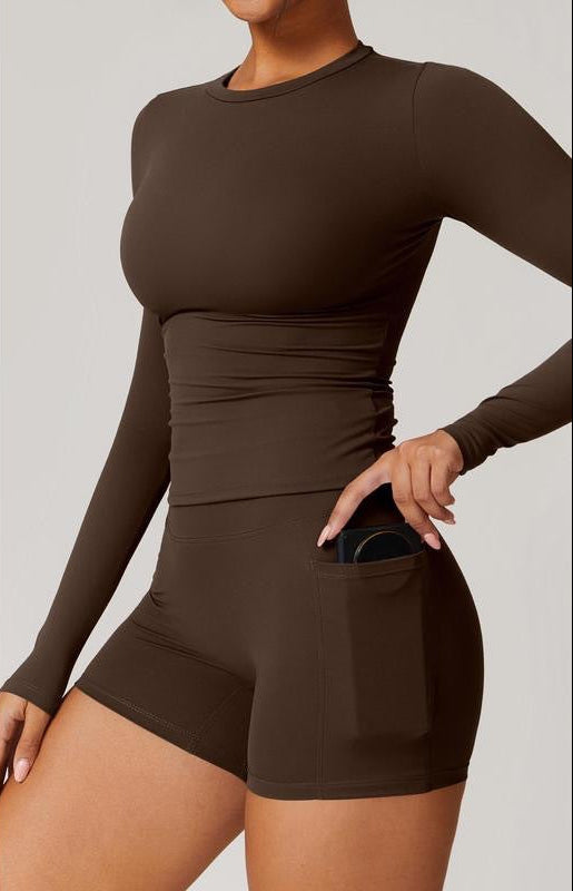 Long Sleeve Top and Shorts