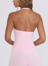 Halter Yoga Sports Bra