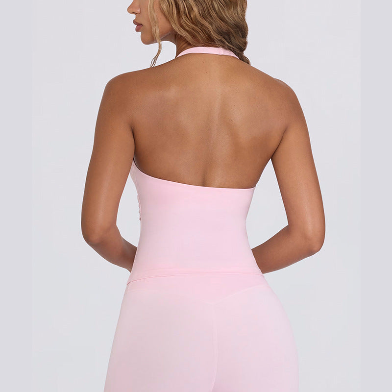 Halter Yoga Sports Bra