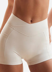 Cross-Waist Shorts & l Back Sports Bra