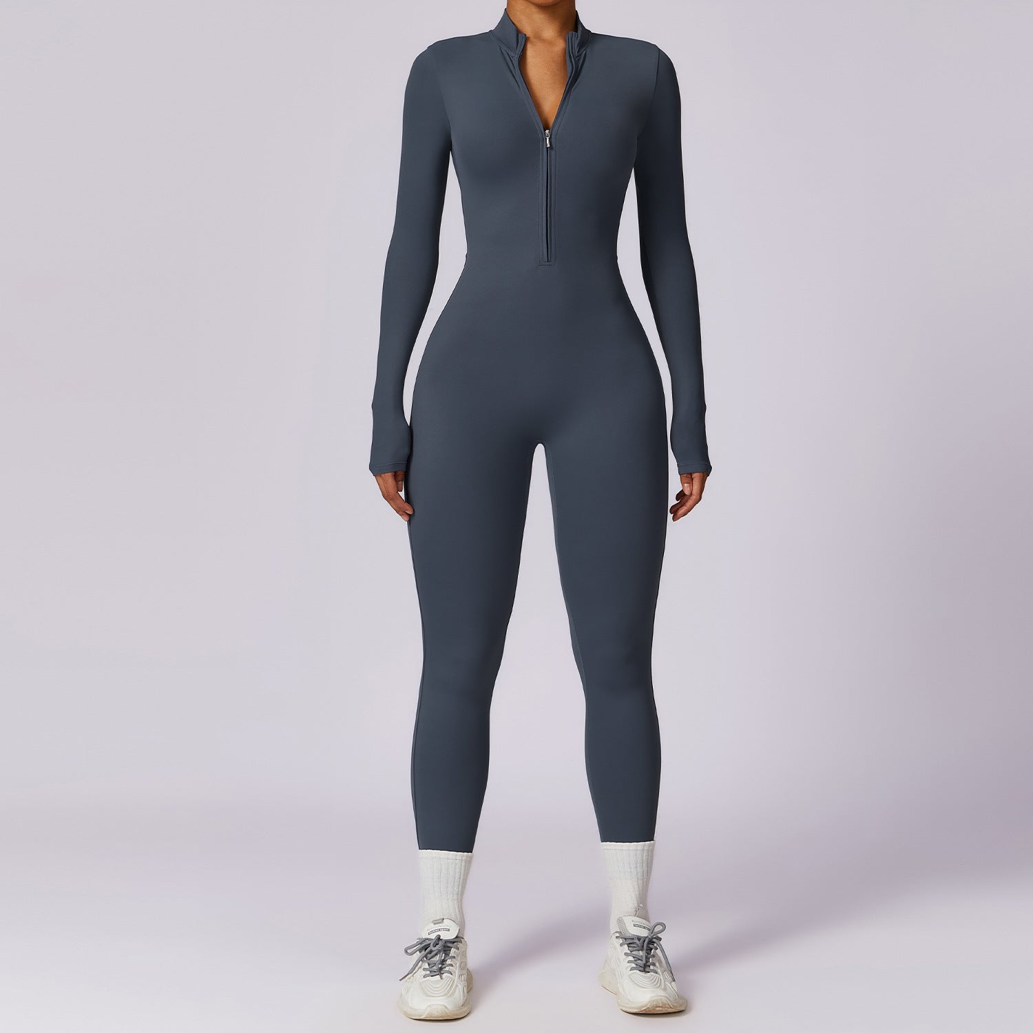 Long-Sleeve Yoga Bodysuit