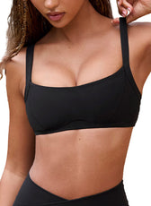 Cross-Waist Shorts & l Back Sports Bra