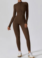 Long-Sleeve Yoga Bodysuit