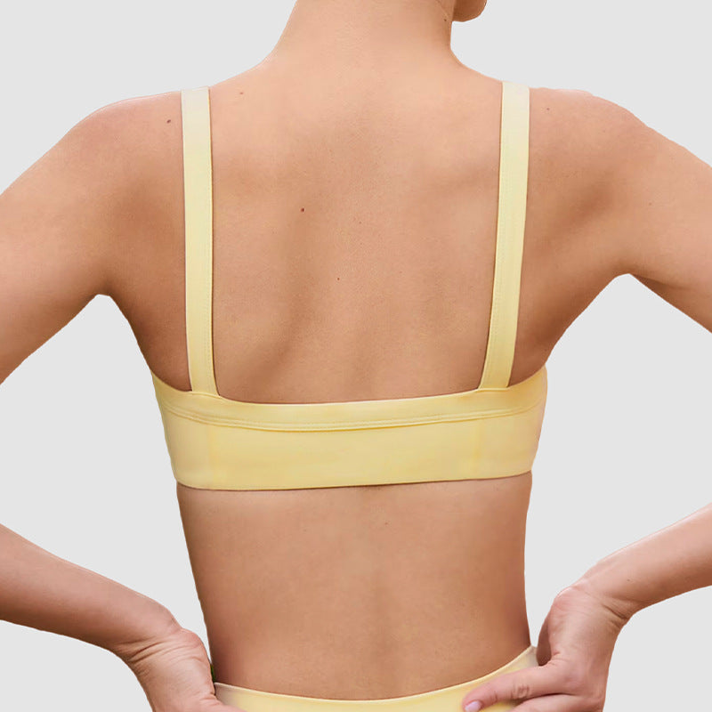 Cross-Waist Shorts & l Back Sports Bra