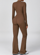 CloudZip  Long-Sleeve Active Jumpsuit