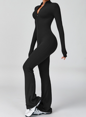 CloudZip  Long-Sleeve Active Jumpsuit