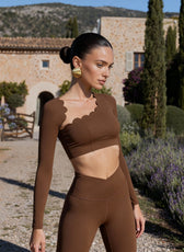 Irregular Long Sleeve Top