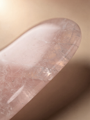 Rose Quartz Gua Sha Facial Tool close-up texture