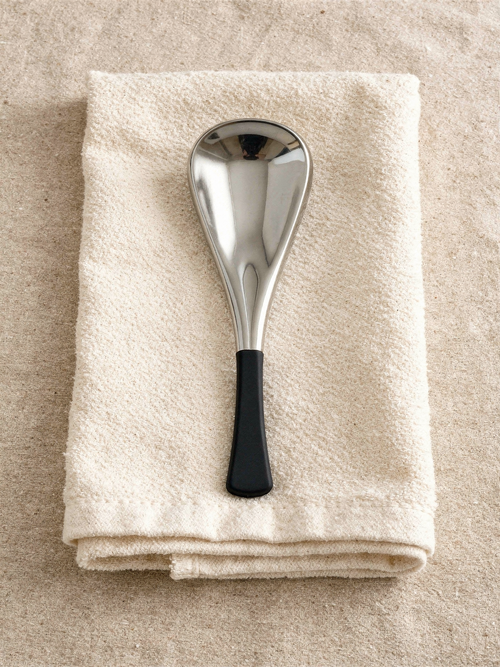 Stainless Steel Ice Spoon flat lay