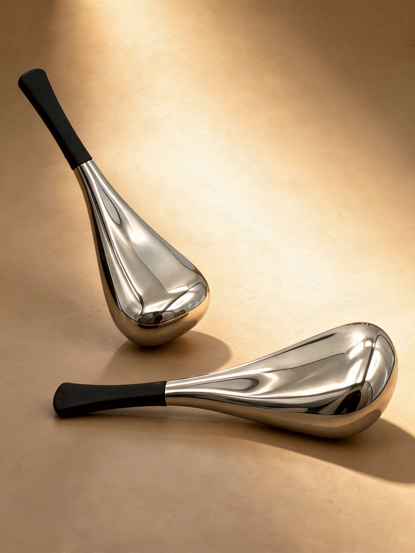 Stainless Steel Ice Spoon close-up