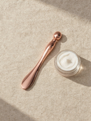 Metal Eye Cream Massage Stick with face cream