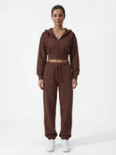 2-Piece Matching Tracksuit — Jacket & Pants for Women