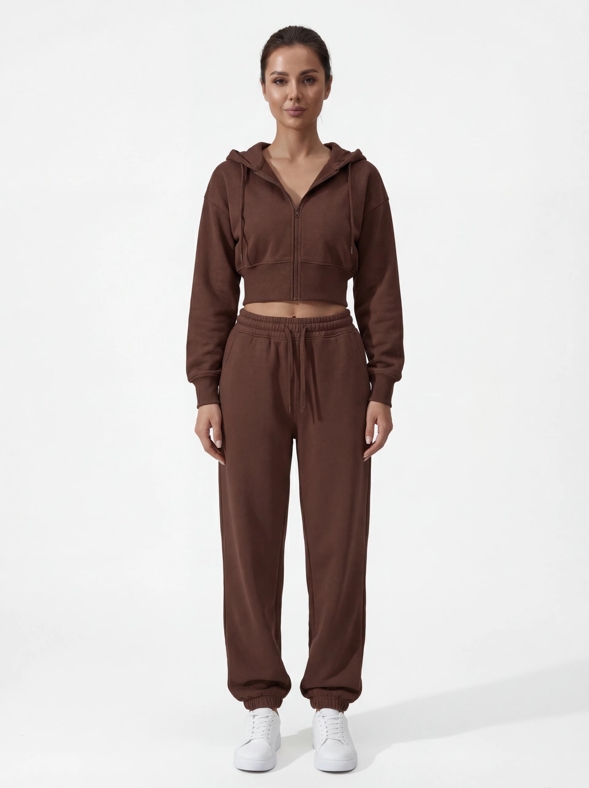 2-Piece Matching Tracksuit — Jacket & Pants for Women