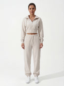 2-Piece Matching Tracksuit — Jacket & Pants for Women