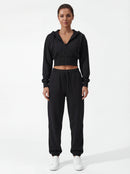 2-Piece Matching Tracksuit — Jacket & Pants for Women