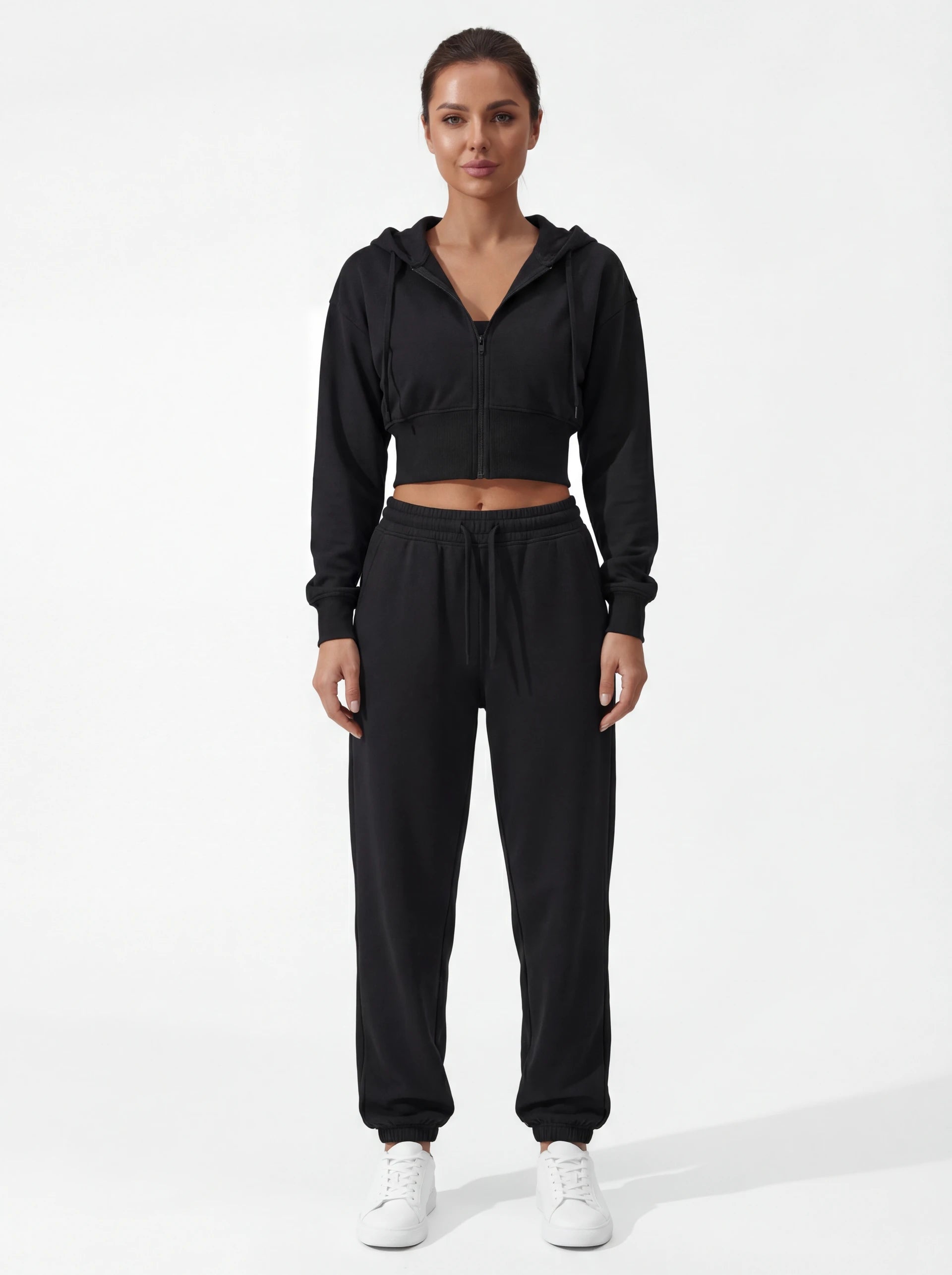 2-Piece Matching Tracksuit — Jacket & Pants for Women