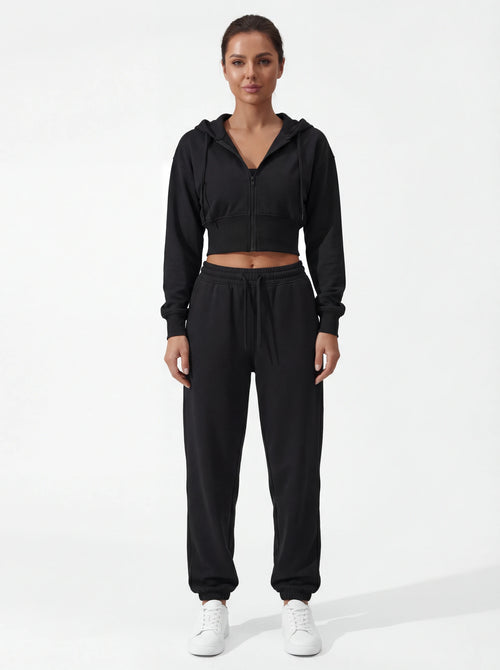 2-Piece Matching Tracksuit — Jacket & Pants for Women