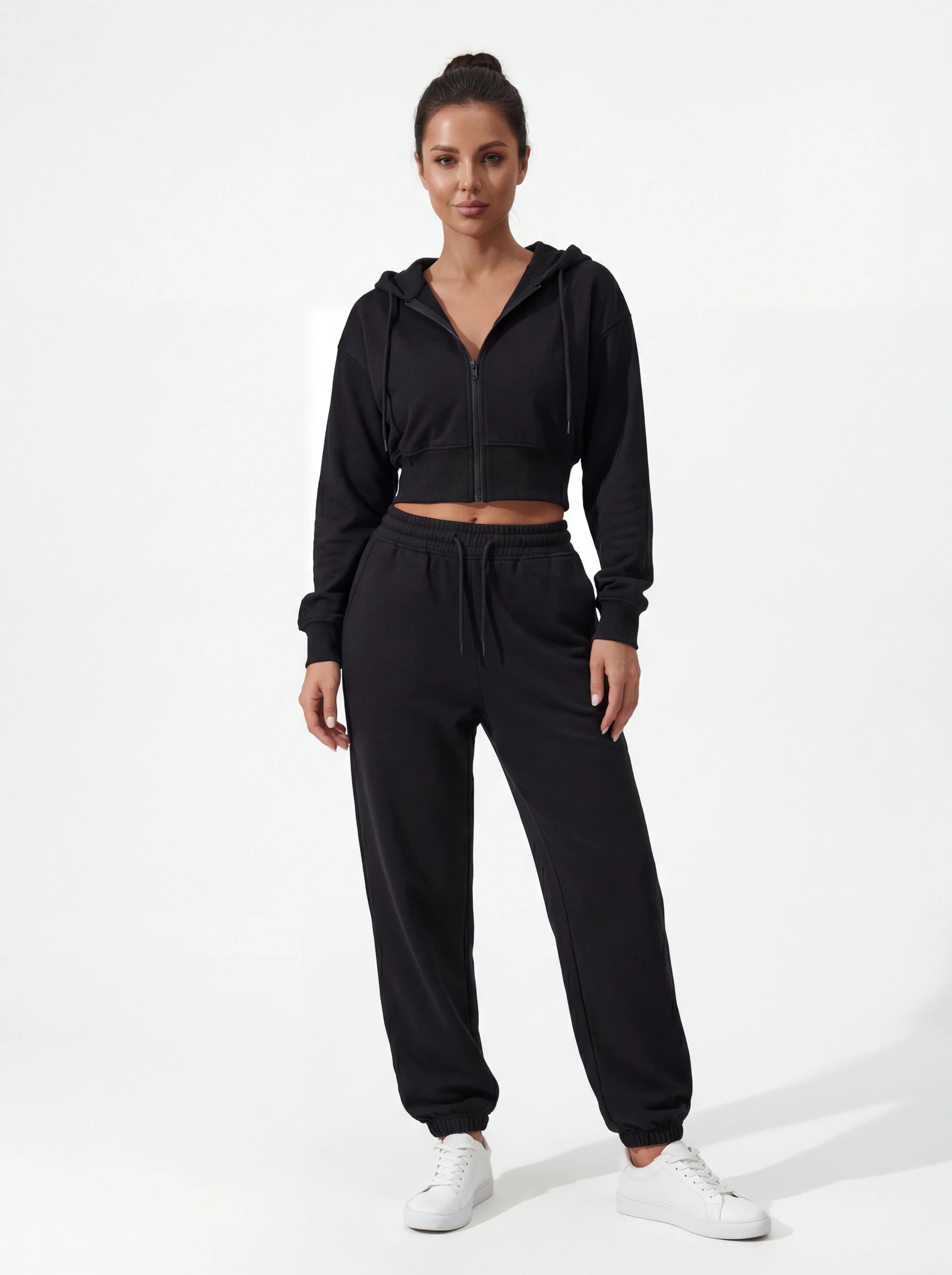 2-Piece Matching Tracksuit — Jacket & Pants for Women