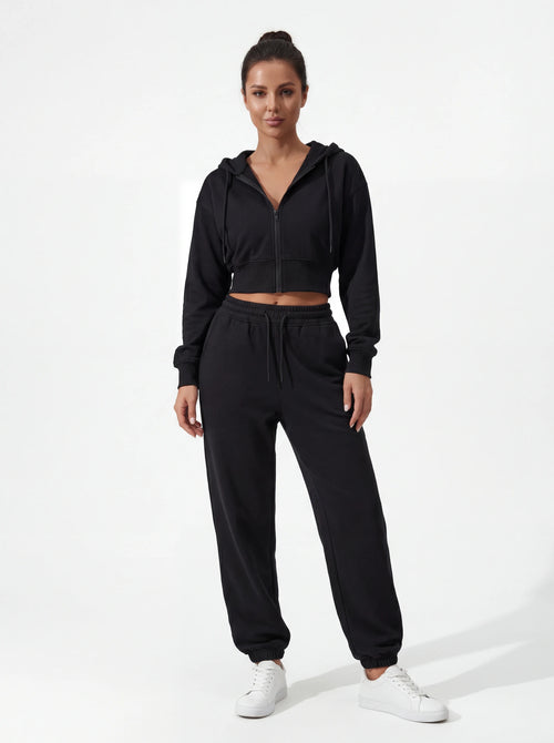 2-Piece Matching Tracksuit — Jacket & Pants for Women