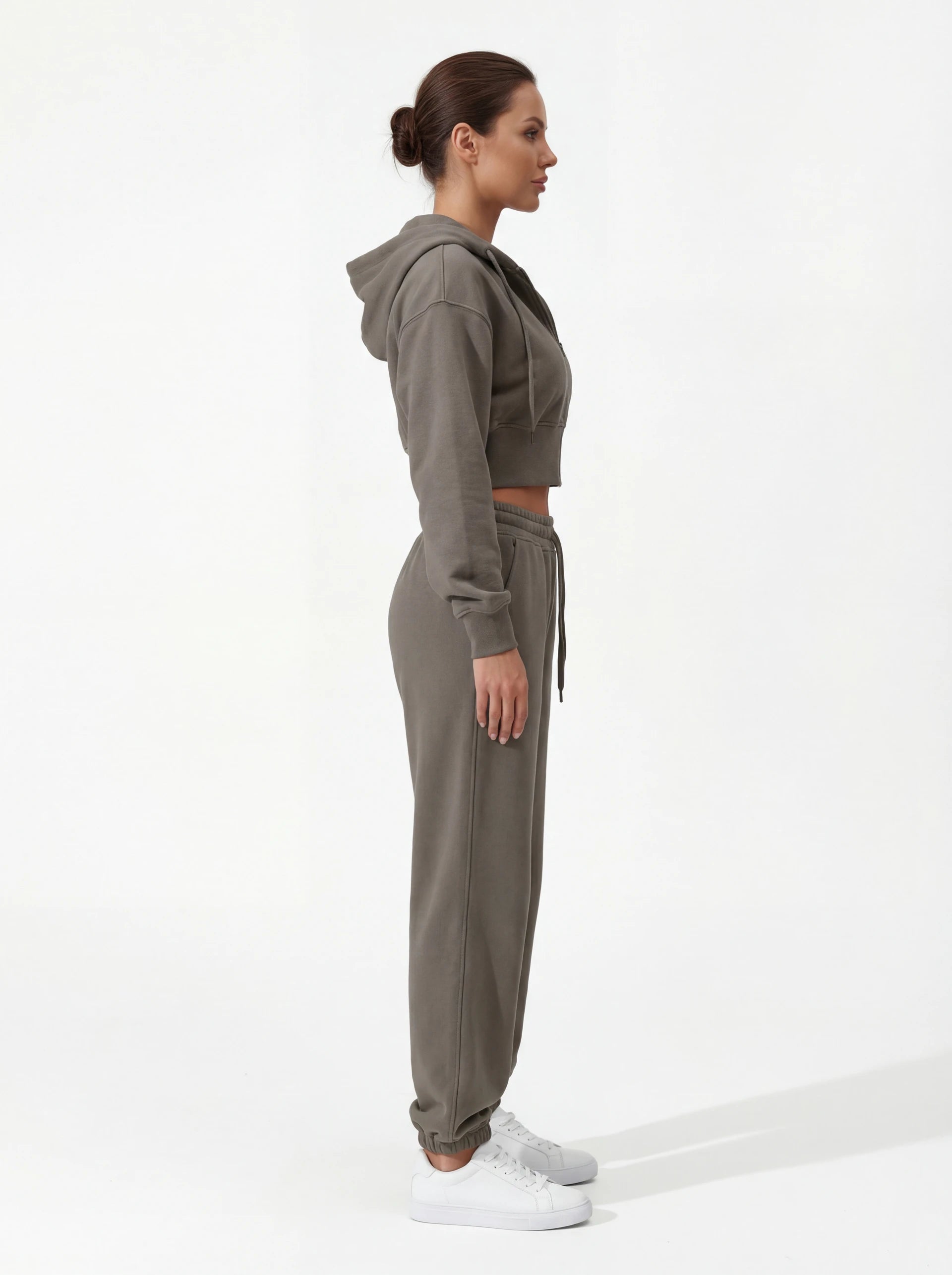 2-Piece Matching Tracksuit — Jacket & Pants for Women