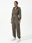 2-Piece Matching Tracksuit — Jacket & Pants for Women