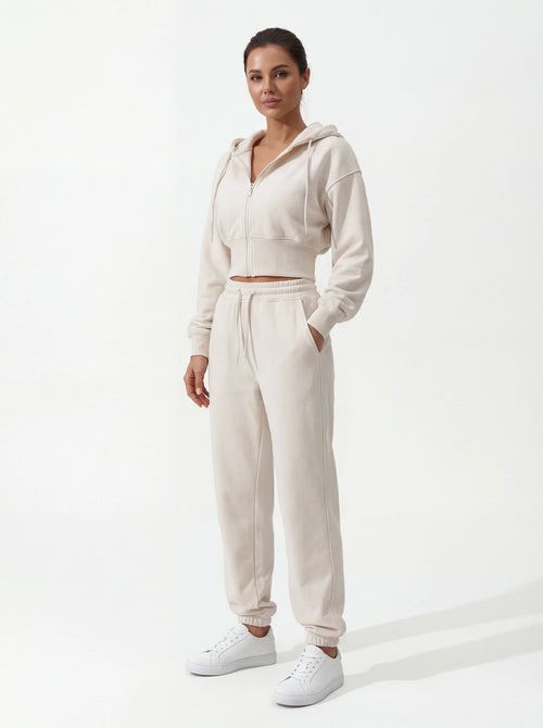 2-Piece Matching Tracksuit — Jacket & Pants for Women