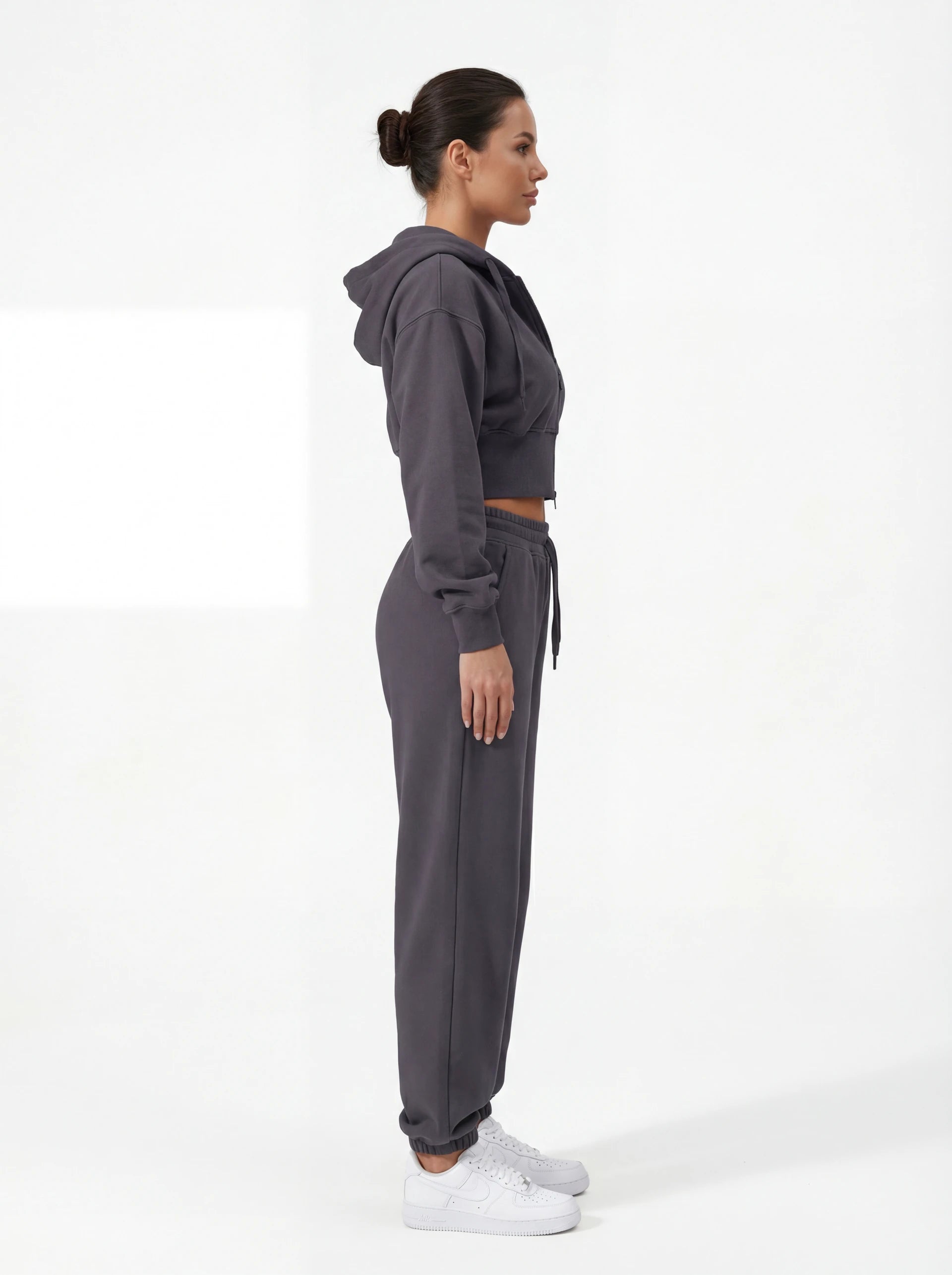 2-Piece Matching Tracksuit — Jacket & Pants for Women