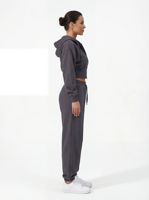 2-Piece Matching Tracksuit — Jacket & Pants for Women