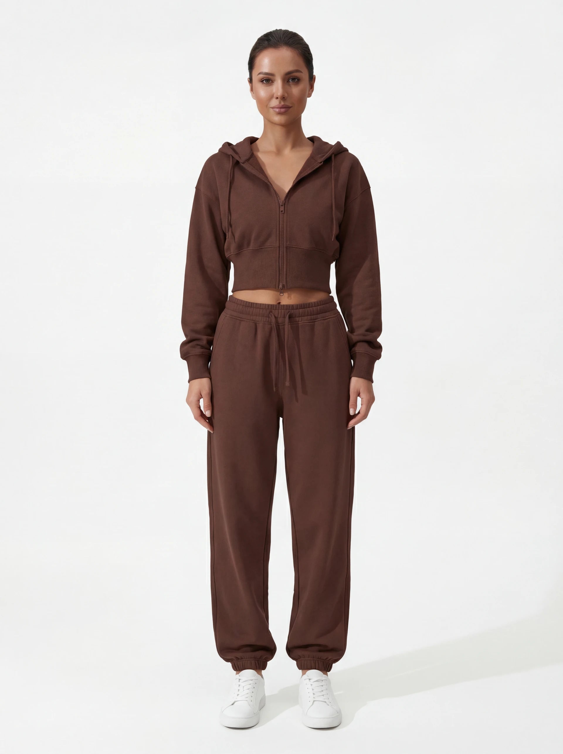 2-Piece Matching Tracksuit — Jacket & Pants for Women