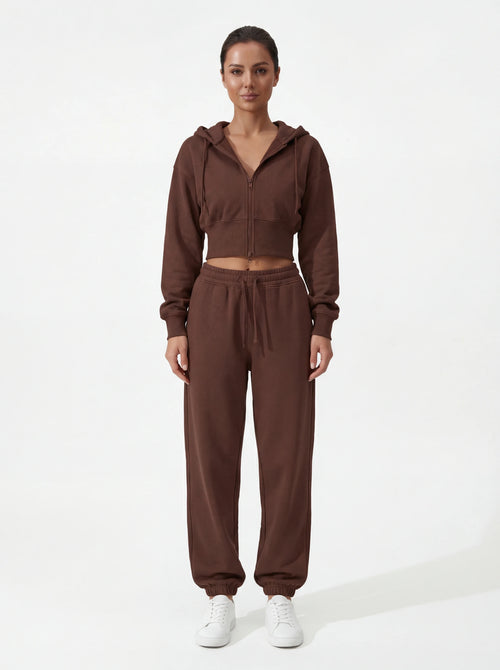 2-Piece Matching Tracksuit — Jacket & Pants for Women