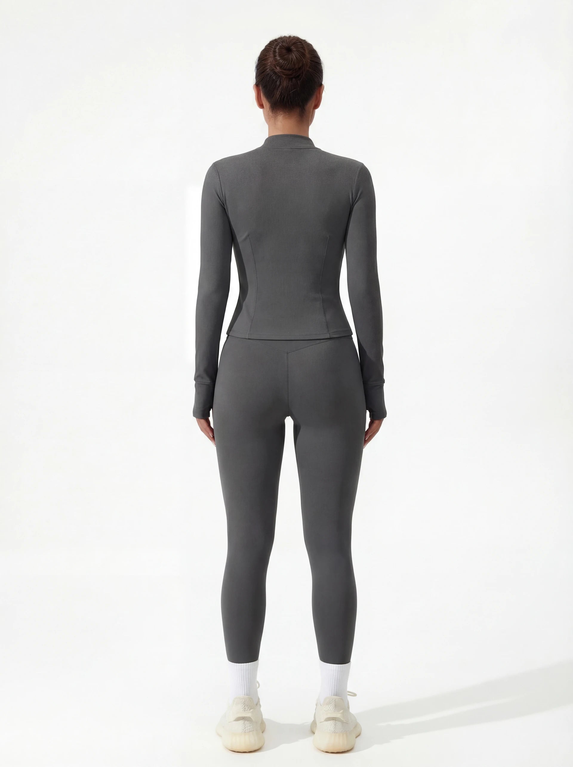 3-Piece Matching Workout Set — Sports Bra, Jacket & Yoga Pants