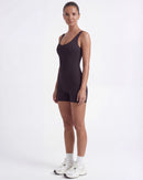 Cross-Back Sleeveless Yoga Bodysuit for Women — Hip Lift