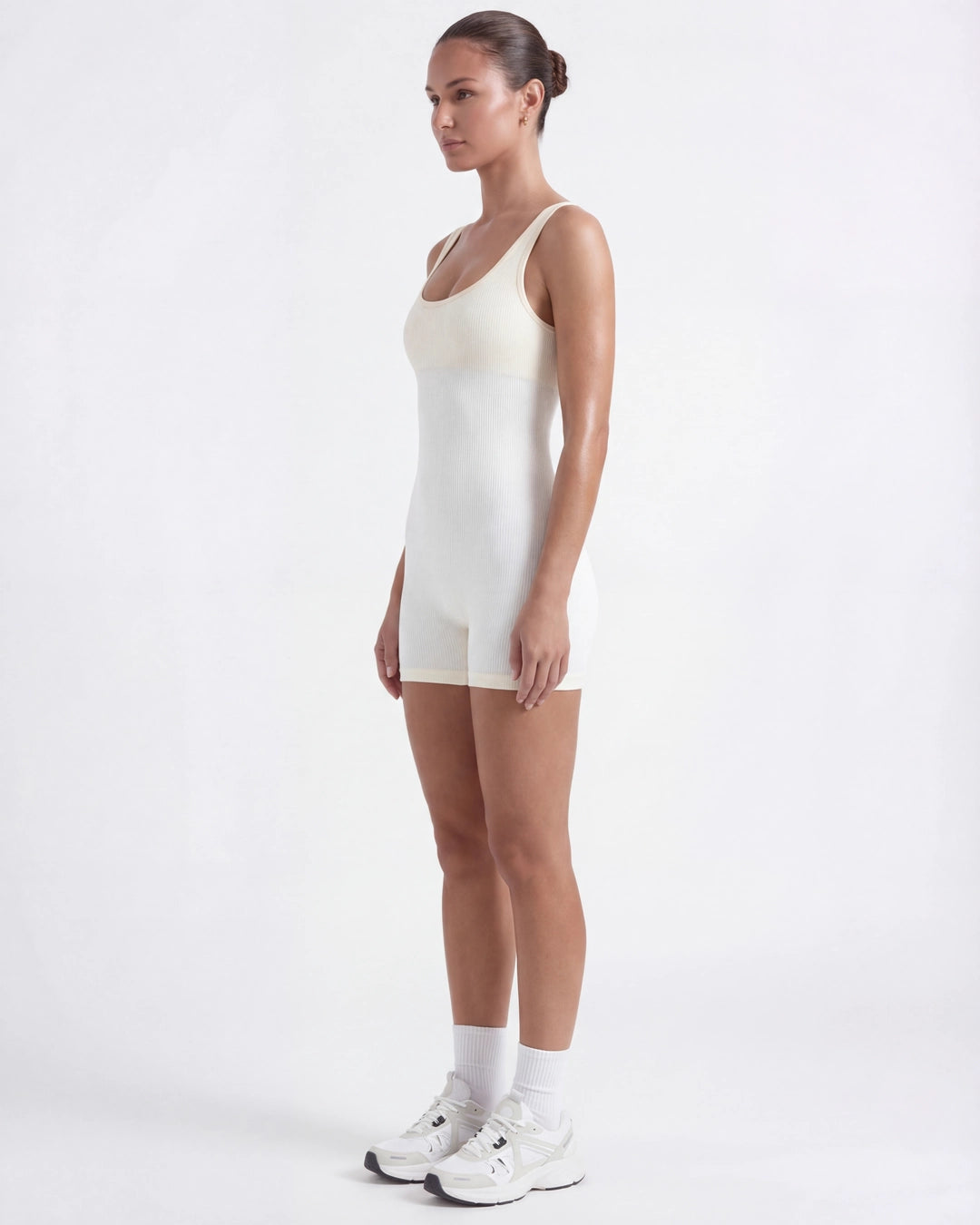 Cross-Back Sleeveless Yoga Bodysuit for Women — Hip Lift