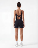 Cross-Back Sleeveless Yoga Bodysuit for Women — Hip Lift