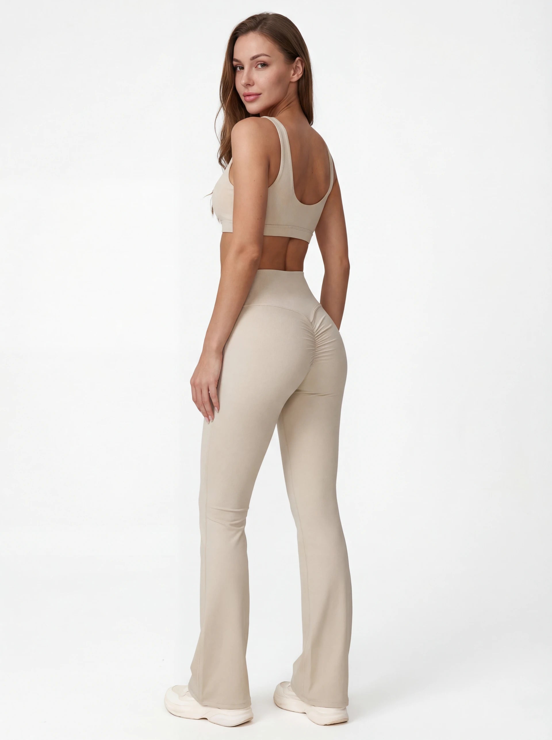 High-Waisted Wide-Leg Yoga Pants for Women