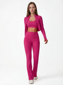 High-Waisted Wide-Leg Yoga Pants for Women