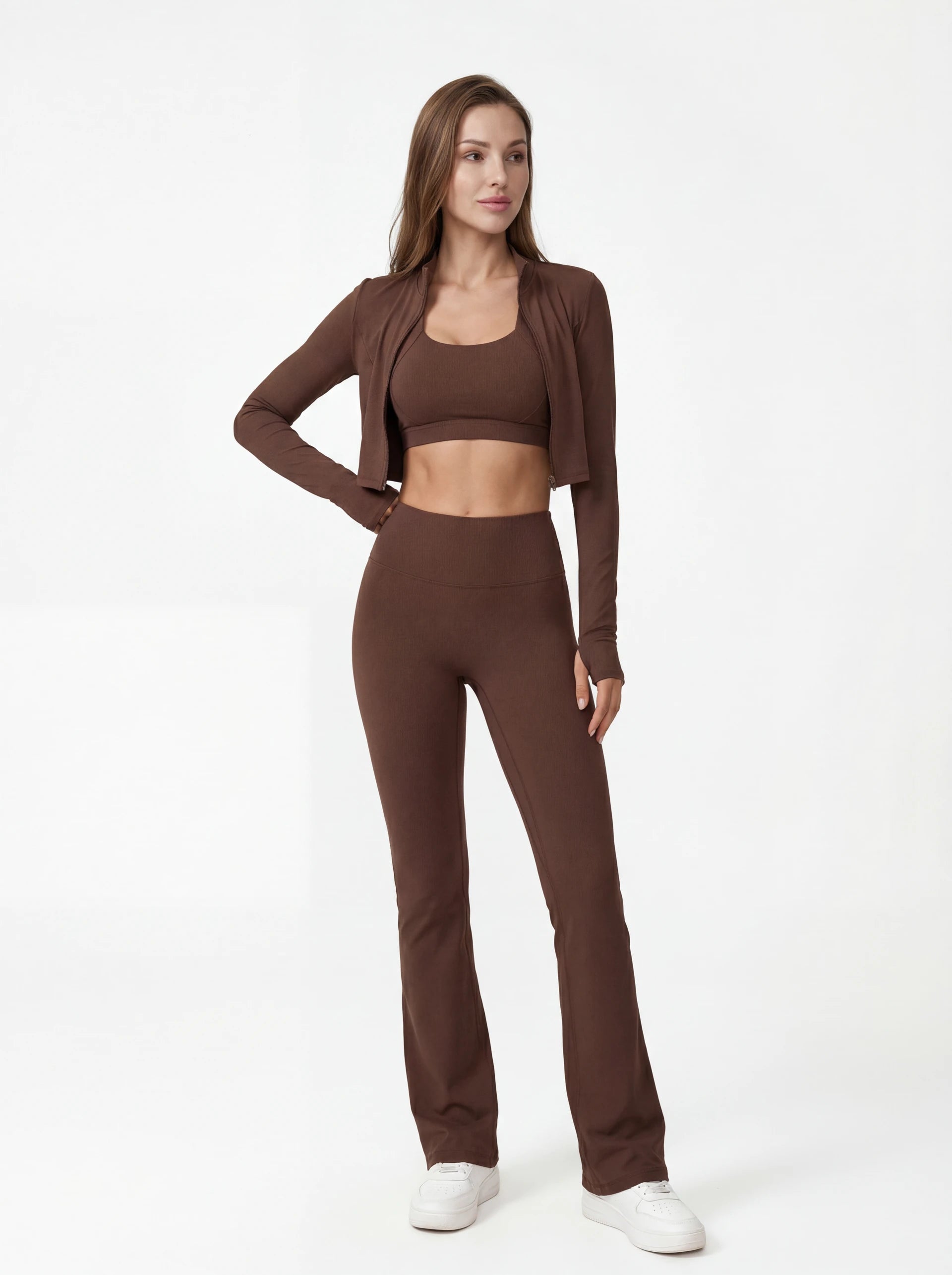 High-Waisted Wide-Leg Yoga Pants for Women