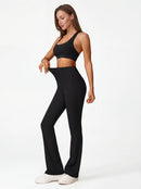 High-Waisted Wide-Leg Yoga Pants for Women