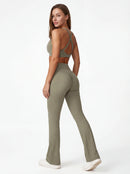 High-Waisted Wide-Leg Yoga Pants for Women