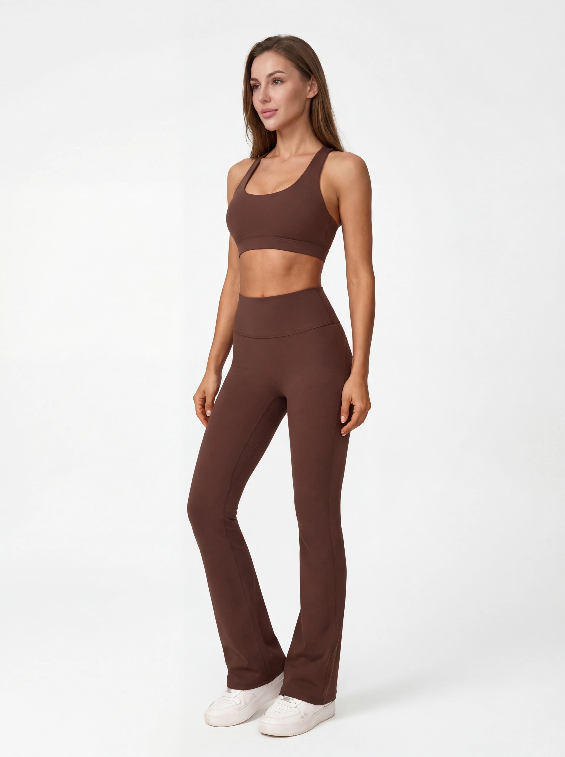 High-Waisted Wide-Leg Yoga Pants for Women