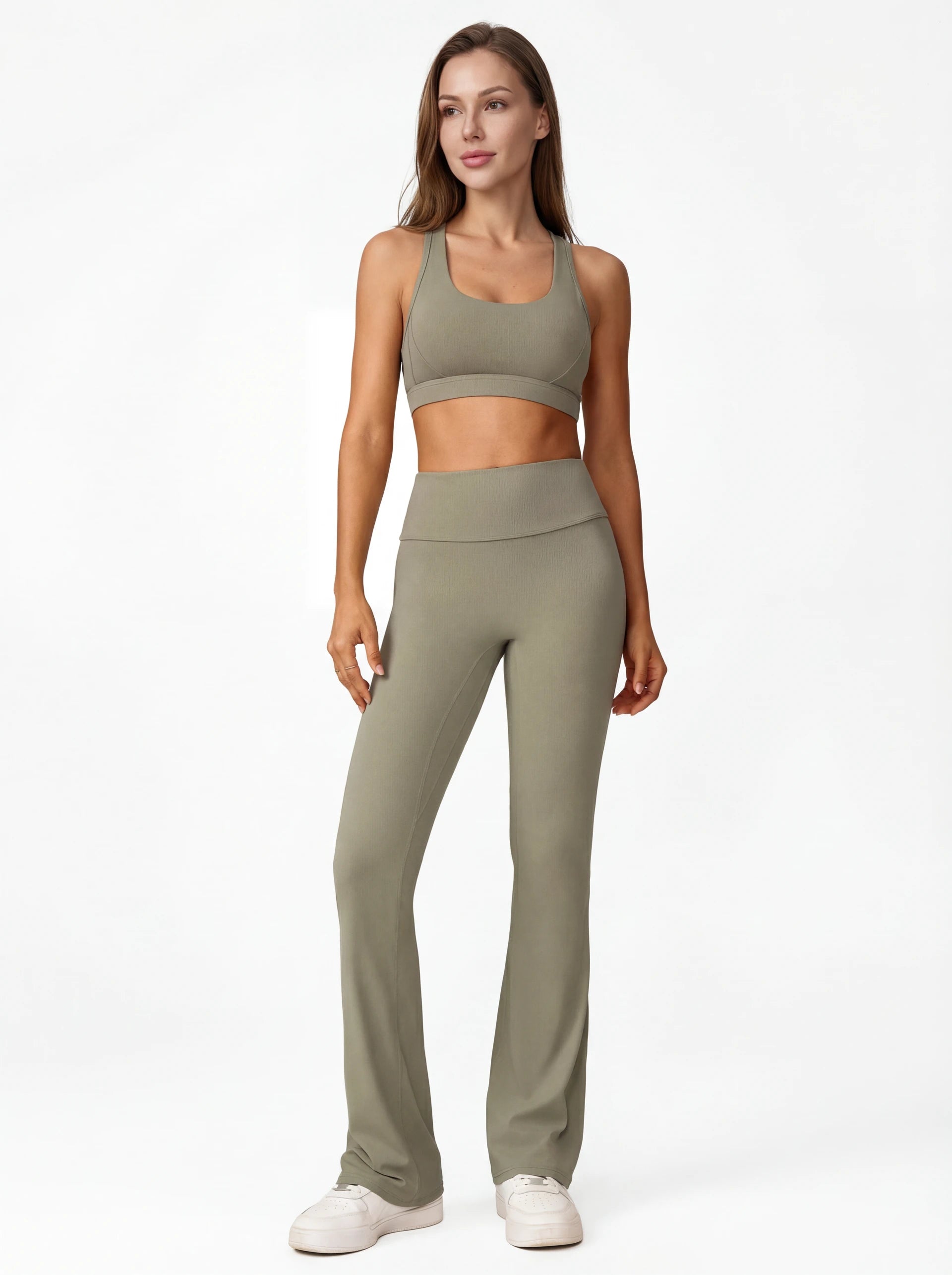 High-Waisted Wide-Leg Yoga Pants for Women