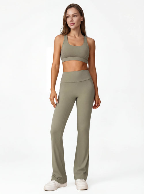 High-Waisted Wide-Leg Yoga Pants for Women