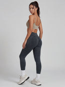 Seamless High-Waisted Leggings for Women — Butt Lifting Sculpting Yoga Pants